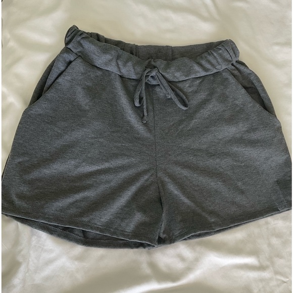 Burgundy Apparel - Grey Athletic Moisture Wicking Shorts - Picture 2 of 8